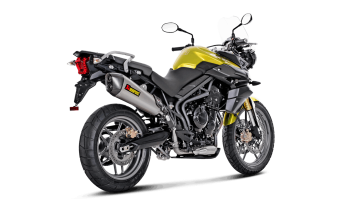 Akrapovic Slip-on Line Titanium met E-keur Triumph Tiger 800 XC/XR/XRx/XCx/XRT/XCA 2011 - 2016